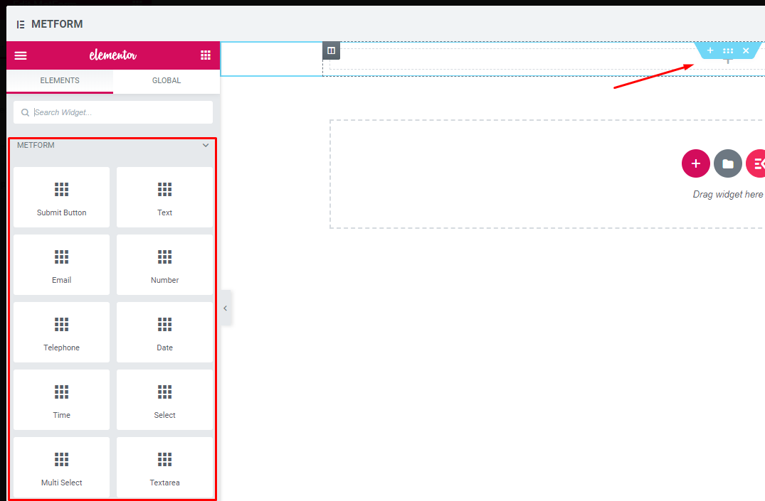 Drag and drop fields to create multi-step from