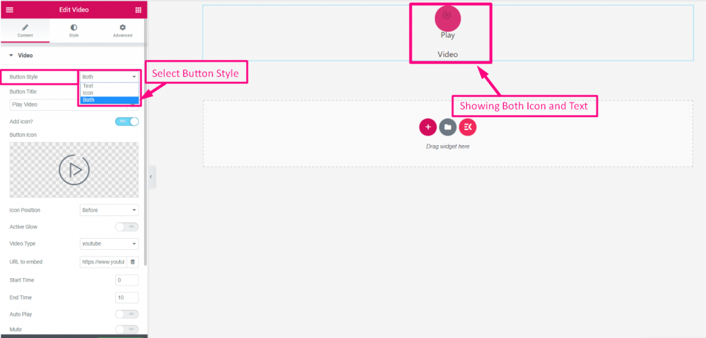 Selecting Button Style
