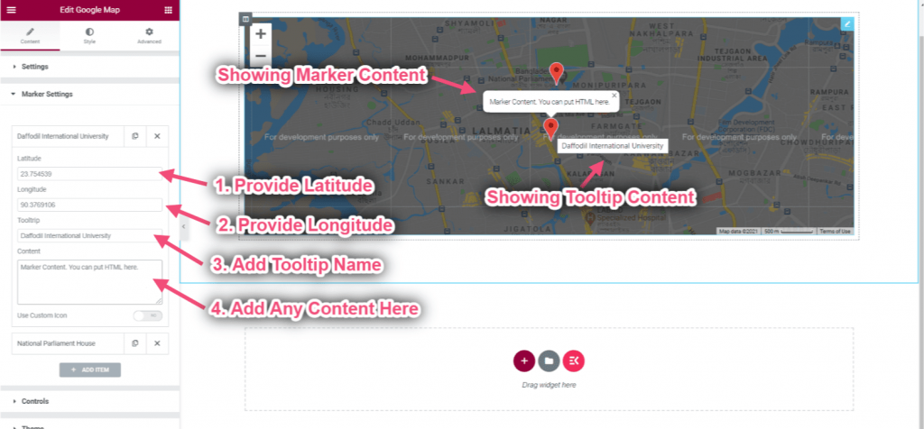 Daffodil Standards practices - Google My Maps